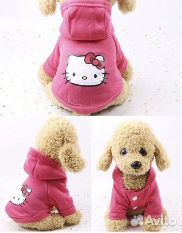 Толстовка с капюшоном на собаку,кошку