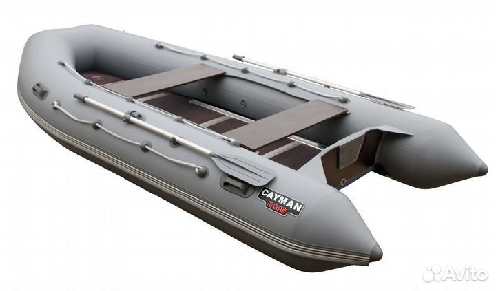 Лодка пвх Кайман N-400 серый