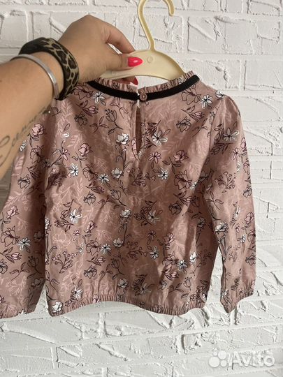 Блузка кофточка для девочки 92