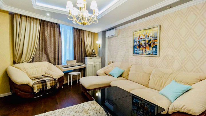 4-к. квартира, 120 м², 16/25 эт.