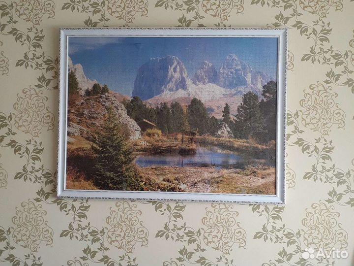 Картина из пазлов в раме 125*95