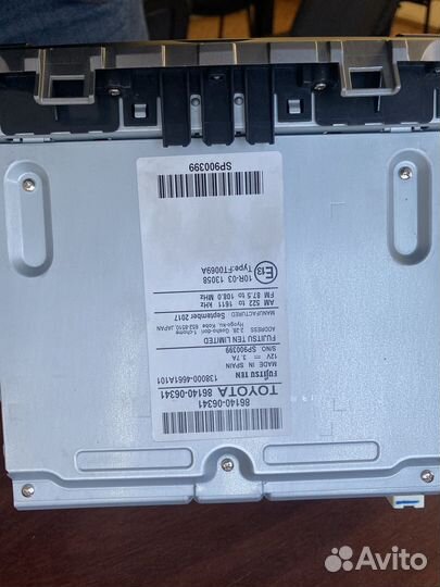 Магнитола с блоком навигации на toyota camry 55