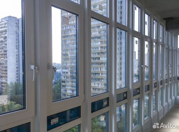 Остекление балконов и лоджий под ключ H8008