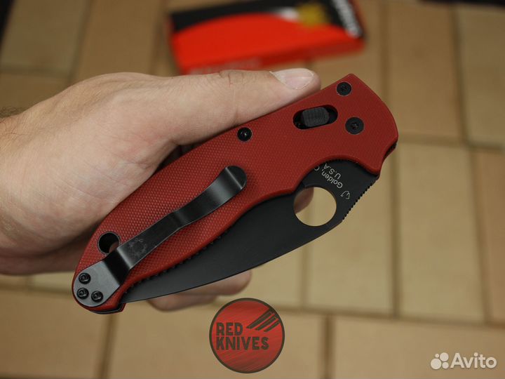 Реплика ножа Spyderco Manix 2 G10 C101gpbbk