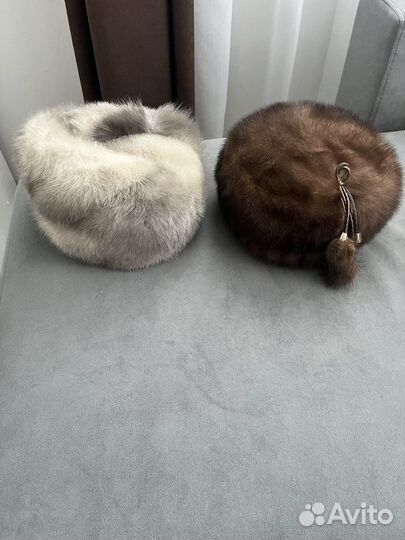 Шапка норковая женская