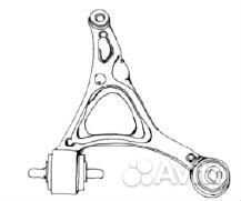 Рычаг передн подвески прав нижн на volvo