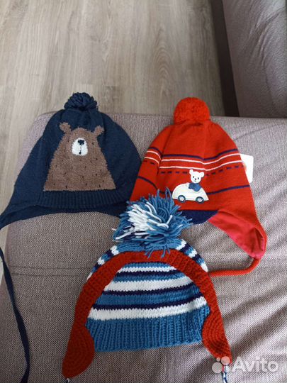 Шапки детские для мальчиков