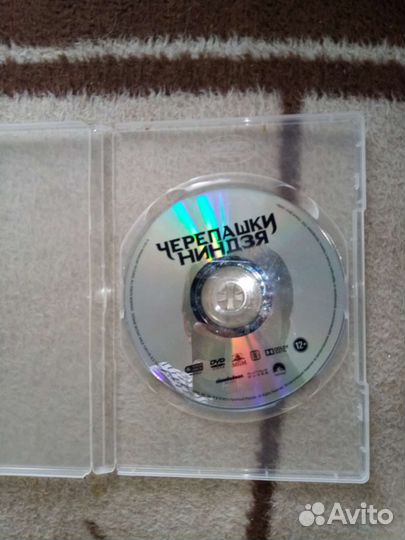 Диск DVD черепашки ниндзя 1ч