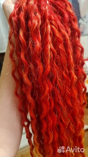 Комплект дредокудрей материал