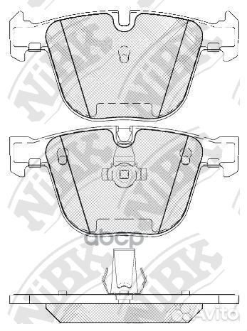 Колодки тормозные дисковые зад BMW X5 (E70)