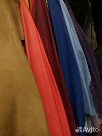 Замша в спб и кожа, овчина, все цвета