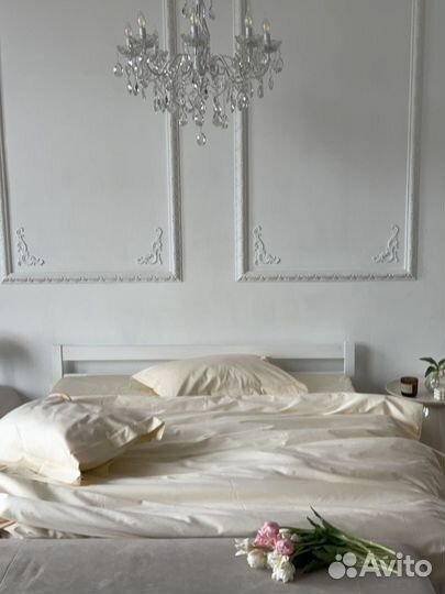 Постельное белье сатин евро