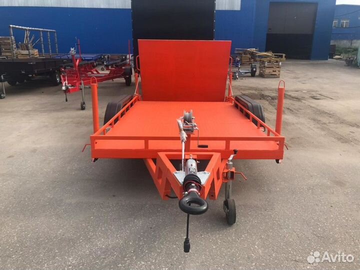 Прицеп платформа для спецтехники