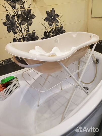 Ванночка для купания + подставка