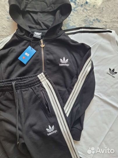 Зип худи Balenciaga x Adidas
