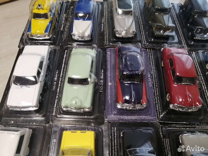 Автолегенды СССР 1/43 автомобили Газ Волга Победа
