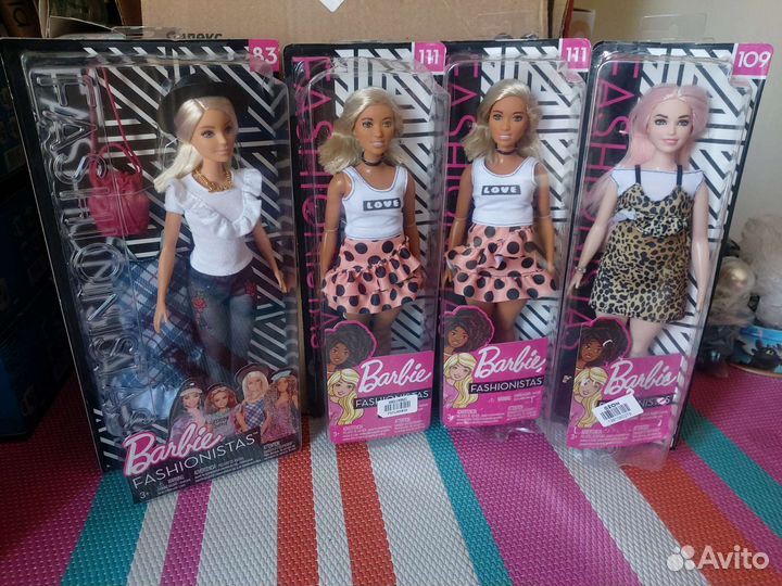 Барби новые extra, mtm, fashionistas, bmr, looks