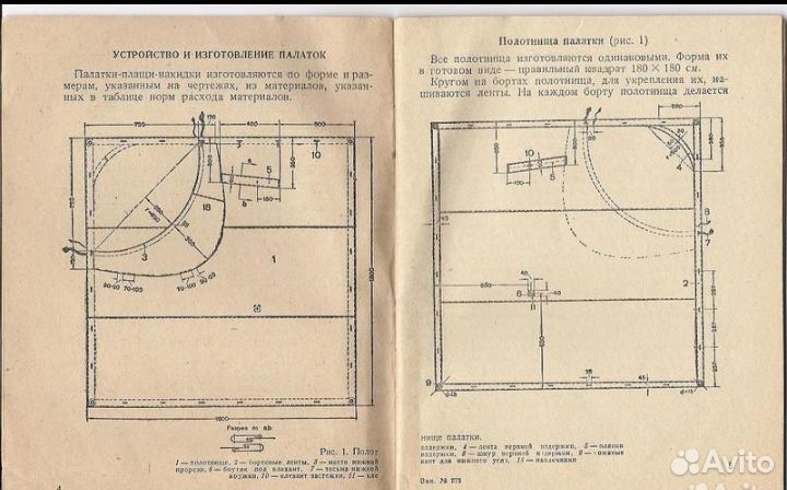 Плащ палатка СССР