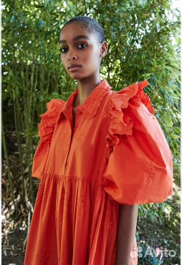 Шикарное яркое платье Zara