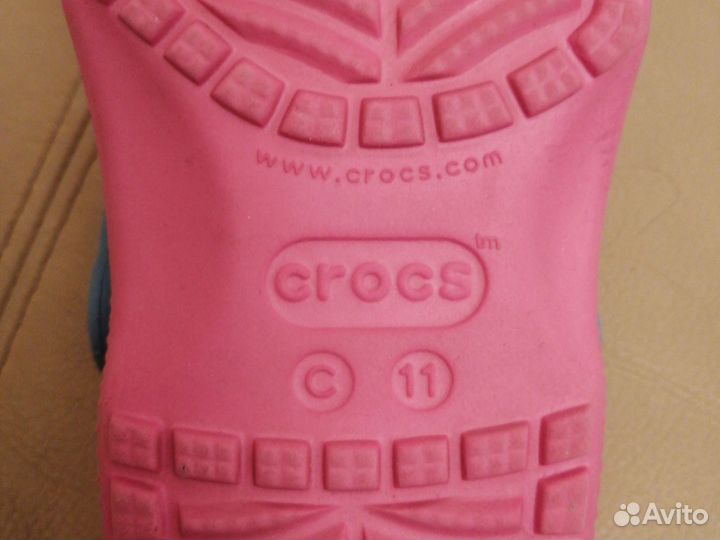 Шлепанцы crocs для девочки