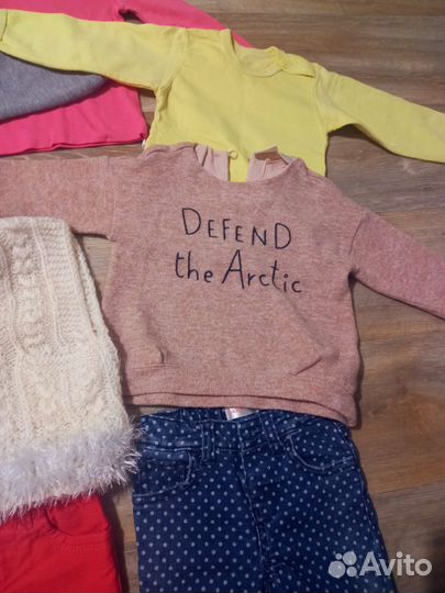 Вещи пакетом на девочку 80 размер