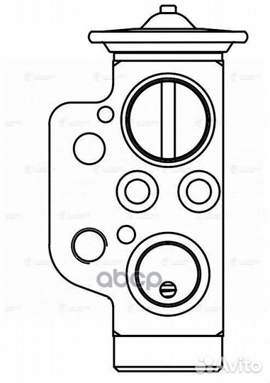Клапан расш. кондиционера (трв) ltrv1858 luzar