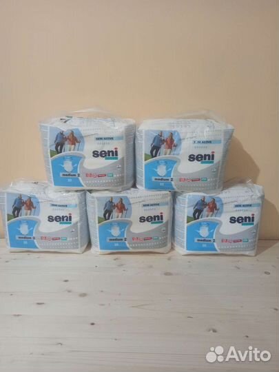Подгузники-трусики для взрослых seni active medium