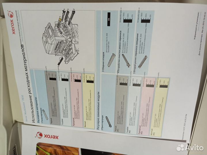 Мфу Xerox WorkCentre 7535 (wc7535cps) 300 гр/м2