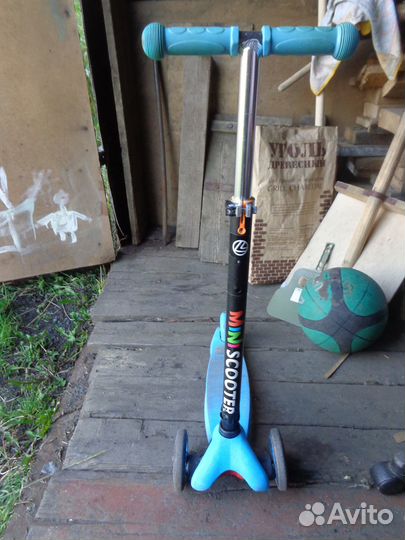 Самокат детский трехколесный бу