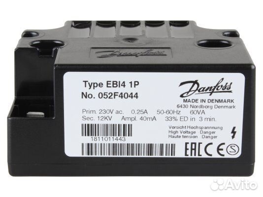 Трансформатор danfoss EBI4 1P, 052F4044