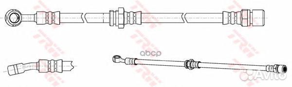 PHD992 шланг тормозной передний левый L432 Ch