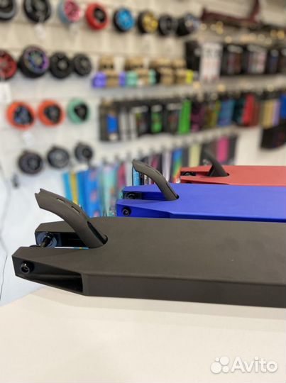 Дека на трюковой самокат Ethic Erawan (black/Red/B