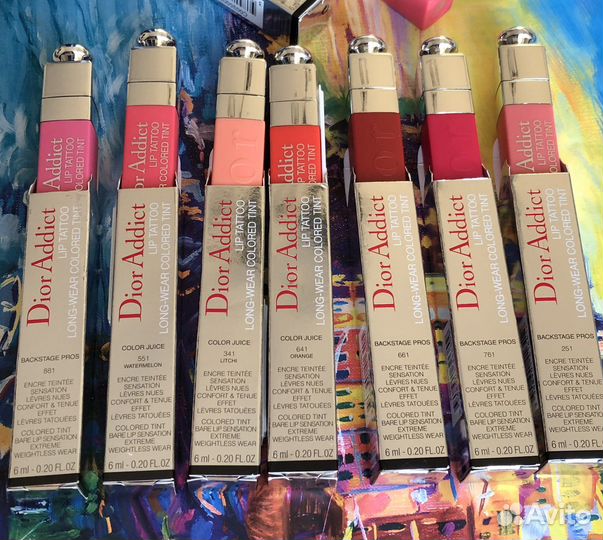 Dior Addict lip tattoo тинт блеск для губ