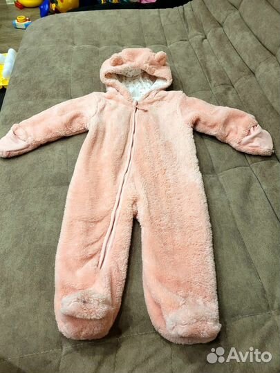 Комбинезон плюшевый 80