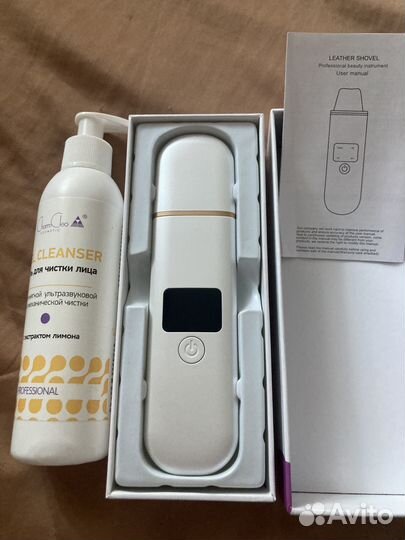 Прибор для ультразвуковой чистки кожи + гель