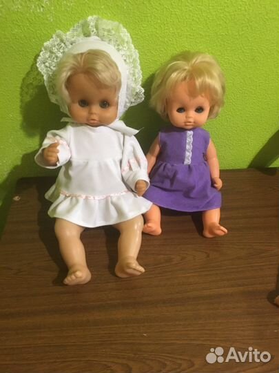Куклы гдр СССР большие 56 см и 43 см