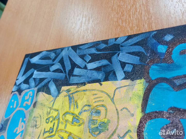 Расписаный холст