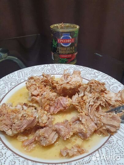 Тушёнка Свинина