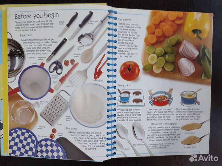 Usborne Beginner's Cookbook книги на английском