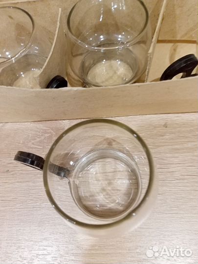 Набор кружечке из термостойкого стекла СССР