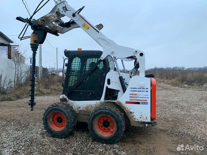 Услуги, аренда минипогрузчика Bobcat S185