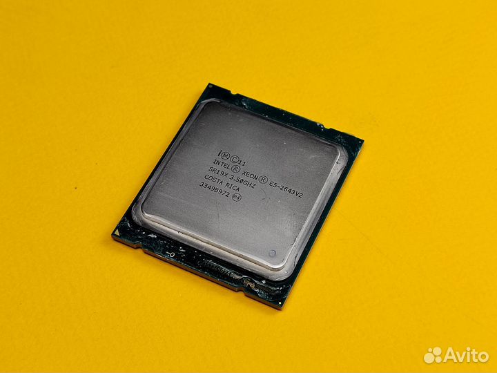 Серверный Intel xeon E5 2643V2 6 ядер 3800 мгц