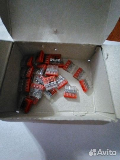 Клеммы wago с пастой