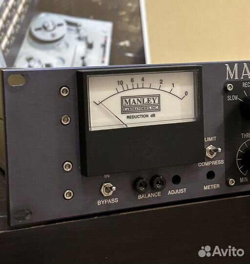 Manley stereo variable mu limiter compressor
