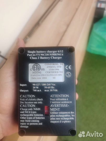 Trimble зарядное устройство