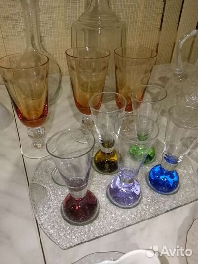 Набор чайный Польша, графины, лафитники СССР