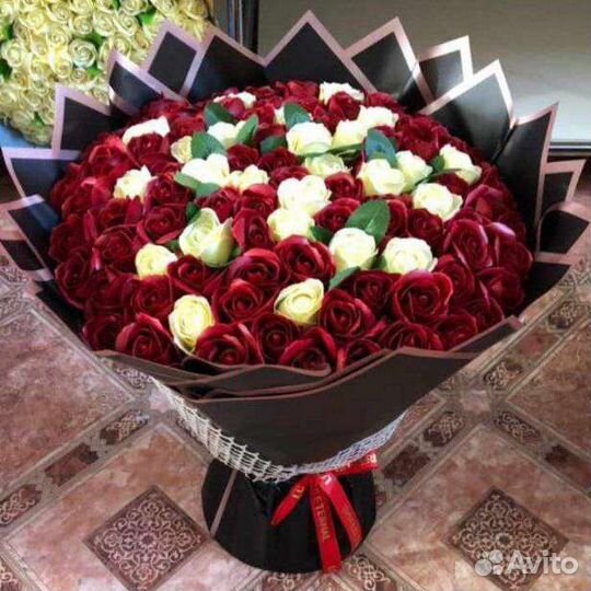 Букет из мыльных роз