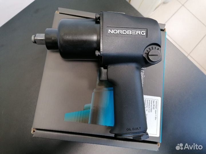 Гайковерт пнев. ударный 1/2, 850 нм Nordberg