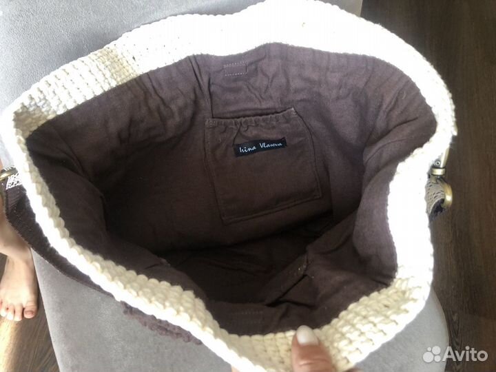 Сумка вязанная дизайнерская