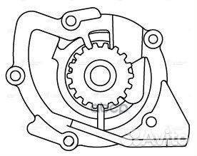 Насос водяной для а/м Ford Mondeo 07/Citroen J